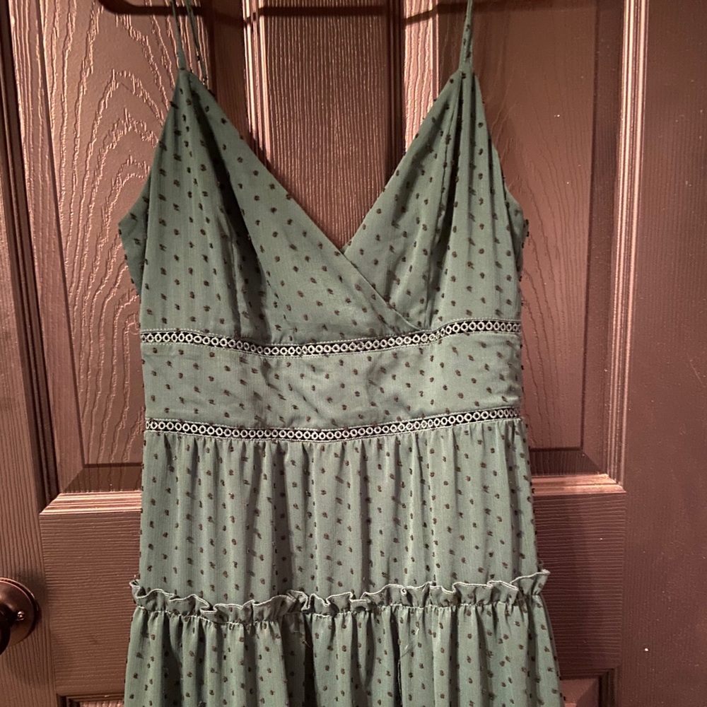 Francesca’s Green Cocktail Dress